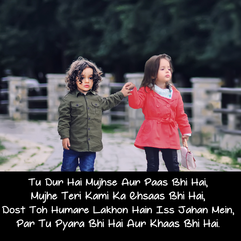 friendship day shayari in hindi 2 line