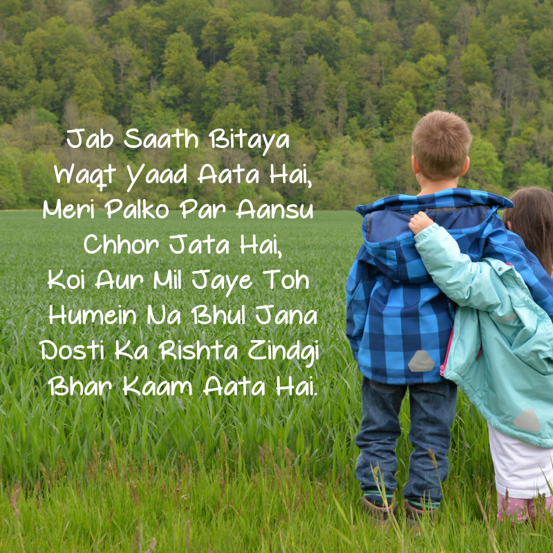 friendship shayari image