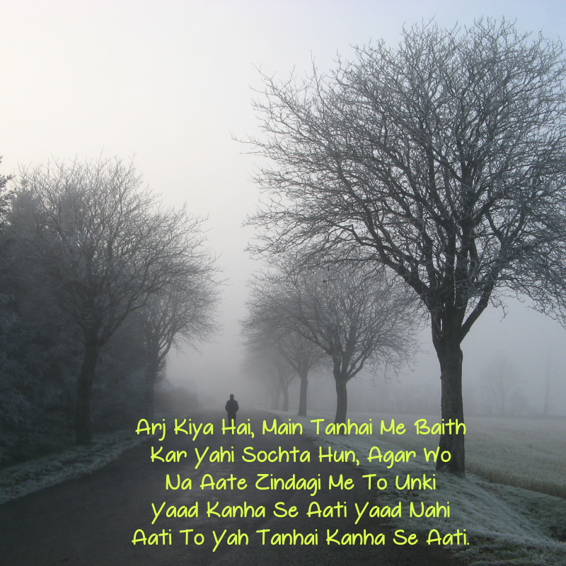 sad broken shayari